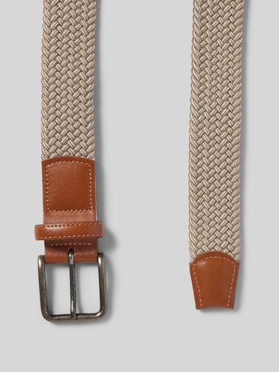 Lloyd Men's Belts Riem in gevlochten look, model 'Lloyd' Beige - 3