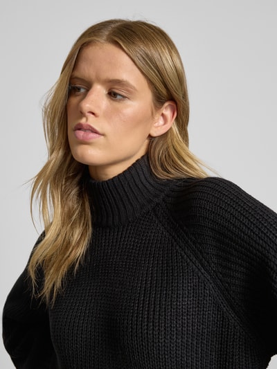 Noisy May Minikleid mit gerippten Abschlüssen Modell 'TIMMY' Black 3