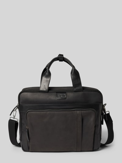 Strellson Laptoptas van echt leer  - 2