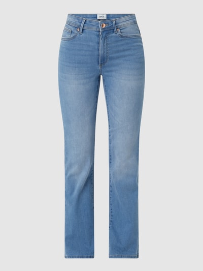 Only Flared cut jeans met stretch, model 'Wauw'  Jeansblauw - 2