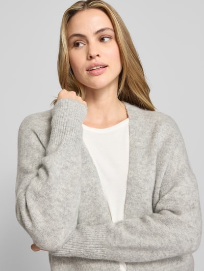 BOSS Orange Regular Fit Cardigan aus Woll-Mix mit Alpaka-Anteil Modell 'C_FALESCANAS' Hellgrau Melange 3