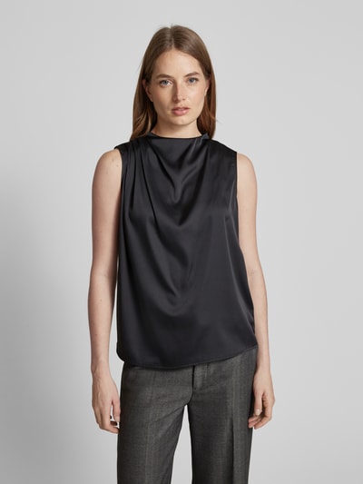 Christian Berg Woman Selection Regular fit blousetop met plooien Zwart - 4