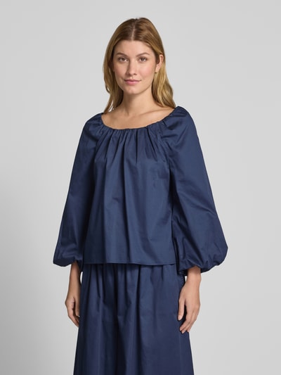 Christian Berg Woman Relaxed Fit Bluse mit 3/4-Arm Marine 4