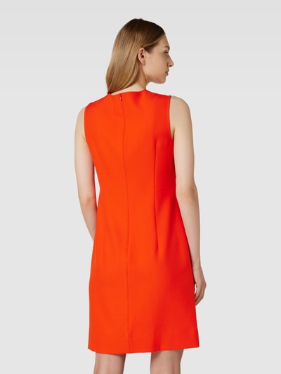 BOSS Knielanges Kleid mit V-Ausschnitt Modell 'Duwa' Rot 5