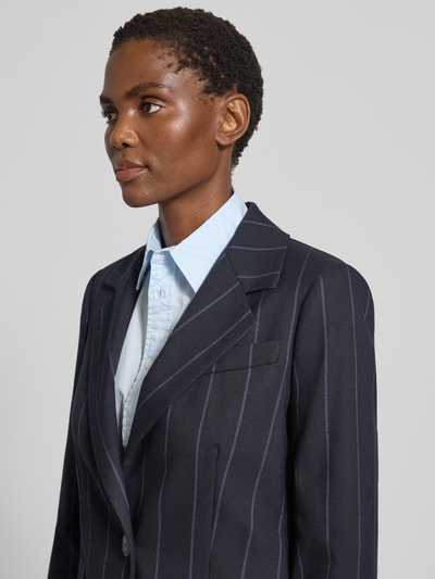 MAX&Co. Żakiet o kroju regular fit z dodatkiem wiskozy model ‘VELINA’ Granatowy 3