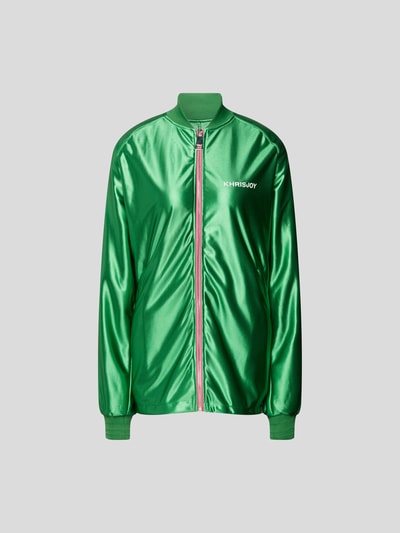Khrisjoy Sweatjacke mit Brand-Print Grün 2