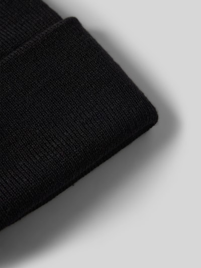 G-Star Raw Beanie mit Label-Patch Modell 'Effo' Black 2