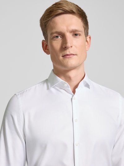 Jake*s Slim Fit Business-Hemd mit Haifischkragen Weiss 3