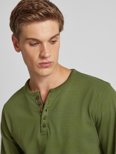 Blend Shirt met lange mouwen en knoopsluiting Groen - 3