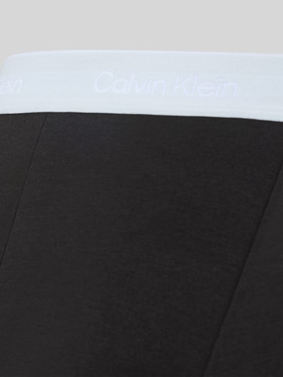 Produktfoto, Regular Fit Trunks aus Baumwoll-Mix im 3er-Pack von Calvin Klein Underwear, mehrfarbig mit Logo-Bund und glatter Textur