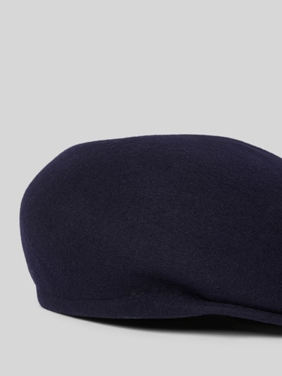 bugatti Wollen muts met labelapplicatie Marineblauw - 2