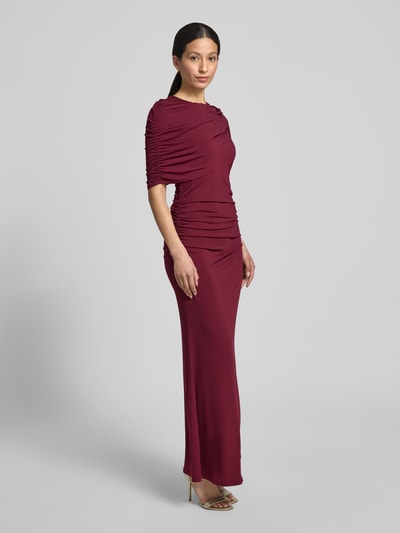 VERO MODA Enganliegendes Abendkleid mit kurzen Cape Modell 'KASSANDRA' Bordeaux 1
