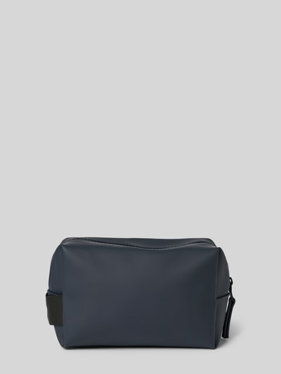 RAINS Toilettas met logo Marineblauw - 3