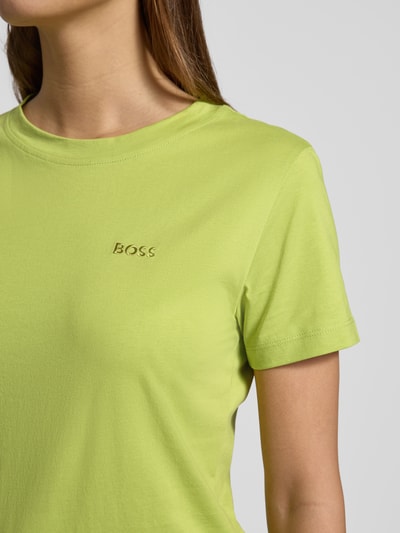 BOSS Orange T-Shirt mit Label-Stitching Modell 'Esogo' Grass 3