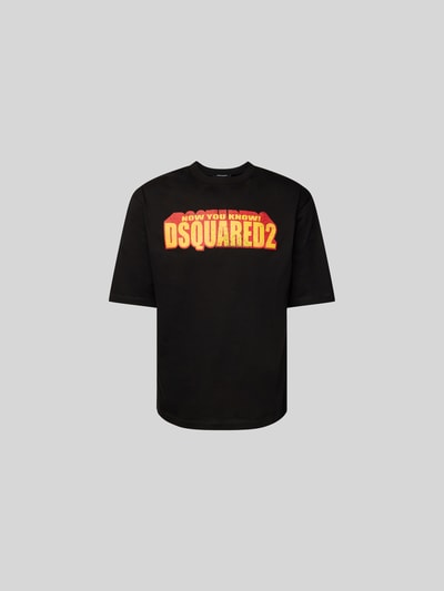 Dsquared2 T-Shirt mit Label-Print Black 2