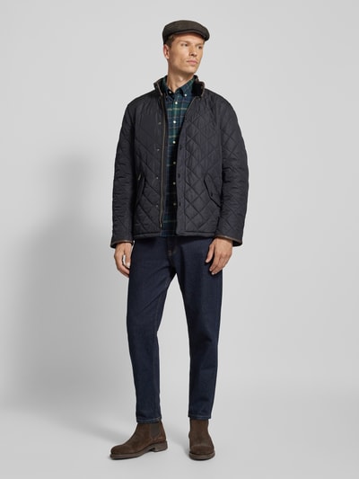 Barbour Steppjacke mit Stehkragen Marine 1