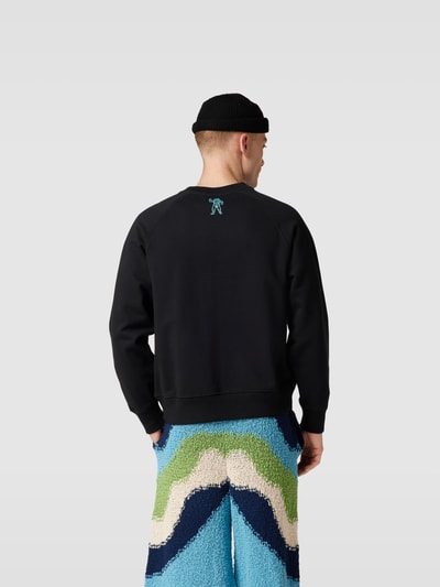 Billionaire Boys Club Sweatshirt mit Label-Stitching Black 5