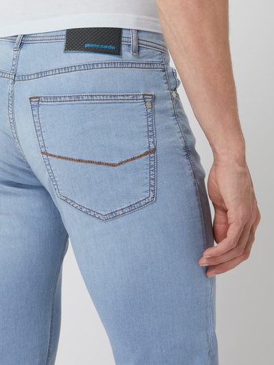 Pierre Cardin Jeans met stretch, model 'Lyon' Lichtblauw - 3