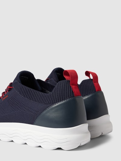 Geox Sneakers met vetersluiting, model 'SPHERICA' Donkerblauw - 2