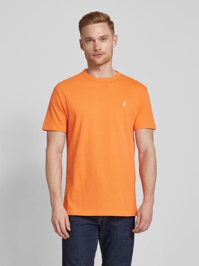 Polo Ralph Lauren T-Shirt mit Label-Stitching Orange 4