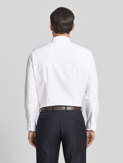 OLYMP Modern fit zakelijk hemd van katoen met button-downkraag Wit - 5