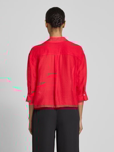 Zero Regular Fit Bluse mit 3/4-Arm Rot 5