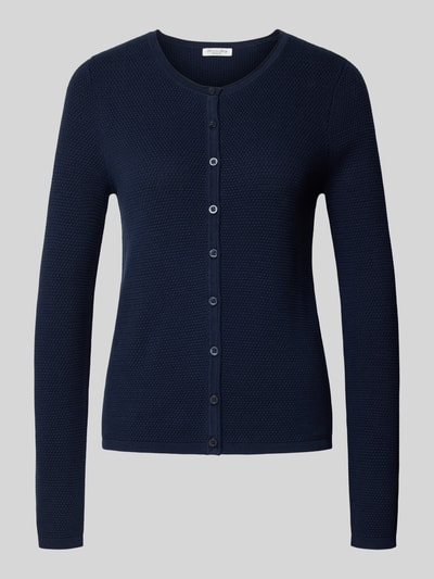 Christian Berg Woman Kardigan z dzianiny z fakturowanym wzorem Ciemnoniebieski 2
