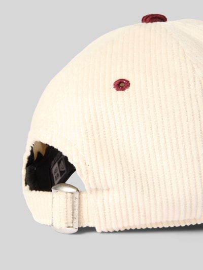 New Era Baseballpet met labelstitching Bordeaux - 3