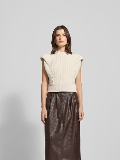 Iro T-Shirt in Strick-Optik Ecru 4