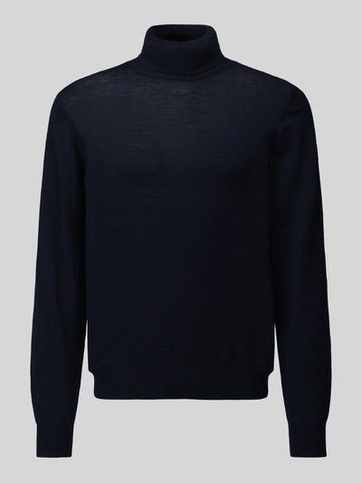 Jake*s Studio Men Regular Fit Rollkragenpullover aus reiner Wolle Marine 2