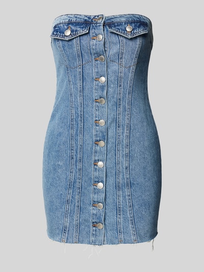 Only Jeanskleid mit Brusttaschen Modell 'JASMINE' Blau 2