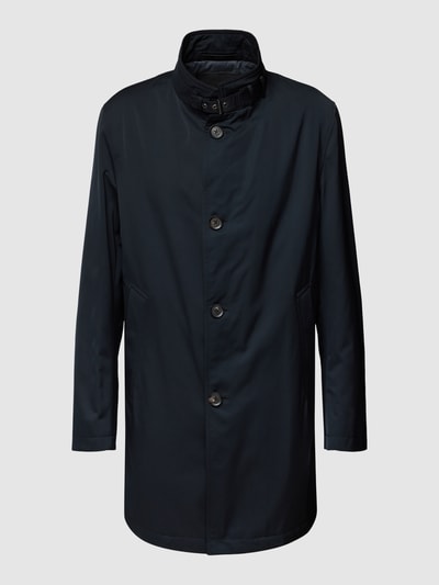 JOOP! COLLECTION Lange jas met opstaande kraag, model 'Felio' Donkerblauw - 2
