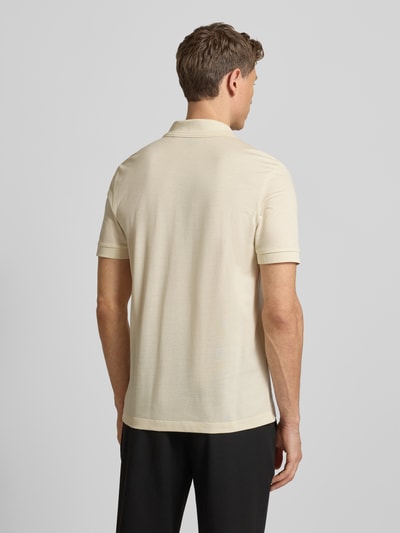 BOSS Koszulka polo o kroju regular fit z mieszanki bawełny i lyocellu model „H-PARAS 70” Złamany biały 5