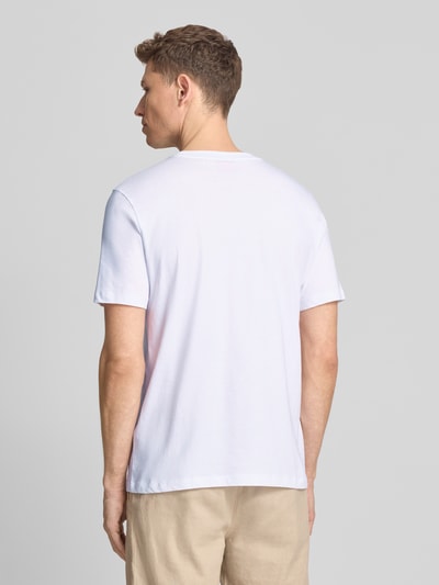 HUGO Regular Fit T-Shirt aus reiner Baumwolle Modell 'DISCORB' Weiss 5