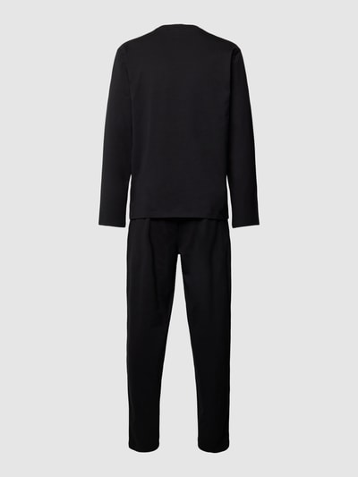 BOSS Pyjama mit Logo-Print Black 3