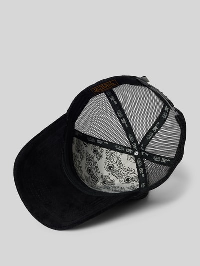 Von Dutch Trucker-pet met strass-steentjes, model 'MIAMI' Zwart - 2