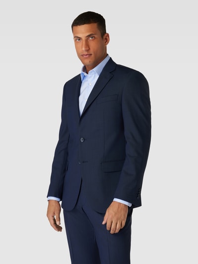 Pierre Cardin 2-knoops colbert met klepzakken, model 'Grant' Donkerblauw - 4