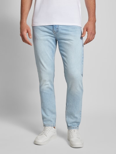 Levi's® Slim Tapered Fit Jeans im 5-Pocket-Design Modell '515' Hellblau 4