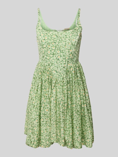 LACE & BEADS Cocktailjurk met veters aan de achterkant Groen - 2