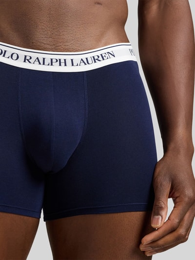 Polo Ralph Lauren Underwear Obcisłe bokserki z mieszanka bawełny w zestaw 3 szt. Granatowy 2