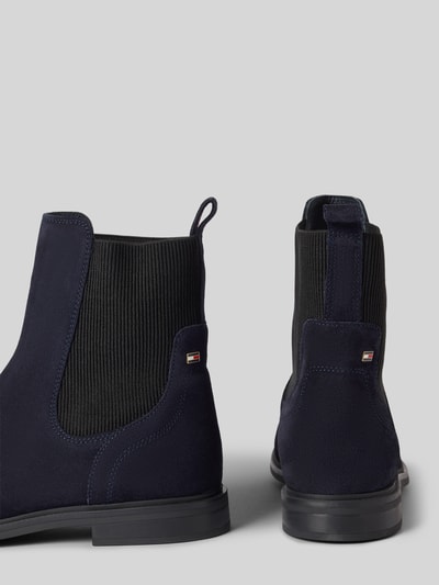 Tommy Hilfiger Chelsea Boots aus Rindsnappa Dunkelblau 2