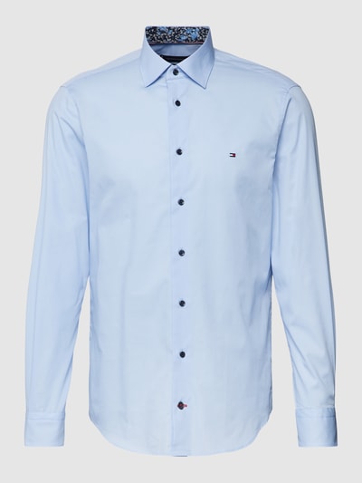 Tommy Hilfiger Tailored Regular Fit Business-Hemd mit Kentkragen Bleu 2