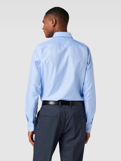 BOSS Slim Fit Business-Hemd mit Kentkragen Modell 'Hank' Bleu 5