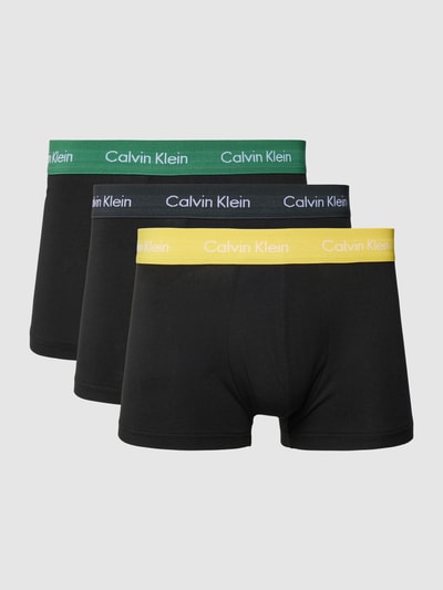 Calvin Klein Underwear Low Rise Trunks mit elastischem Logo-Bund im 3er-Pack Black 1