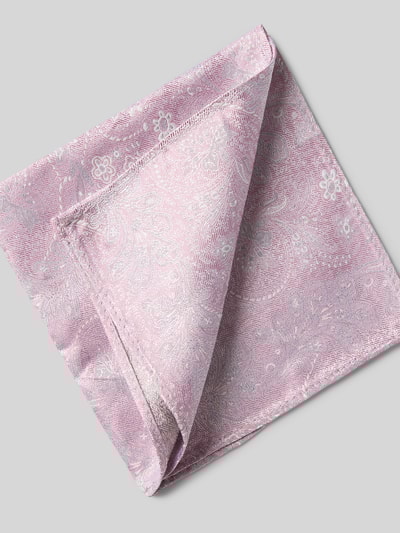 Prince Bowtie Strik en pochet in een set van pure zijde Rosé - 3