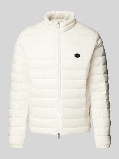 Emporio Armani Steppjacke mit Label-Patch Offwhite 2