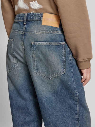 REVIEW Jeans mit 5-Pocket-Design Dunkelblau 3