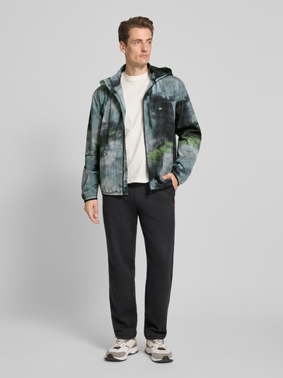 EA7 Emporio Armani Jacke mit Kapuze Black 1