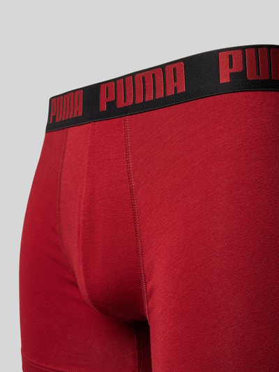 Puma Boxershort met deelnaden in een set van 2 stuks Bordeaux - 2