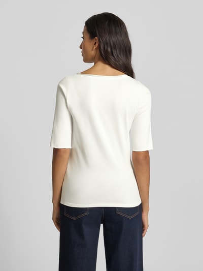 Marc Cain T-shirt met ronde hals Wit - 5